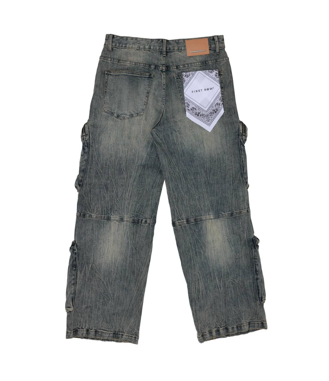 Y2k Utility Cargo Pants - Medium Stone