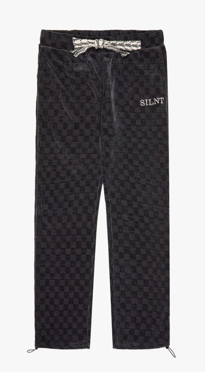 "Checkmate" Pants - Dark Grey