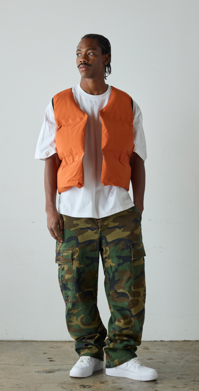 "No Man's Land" Straight Denim Jeans - Camo