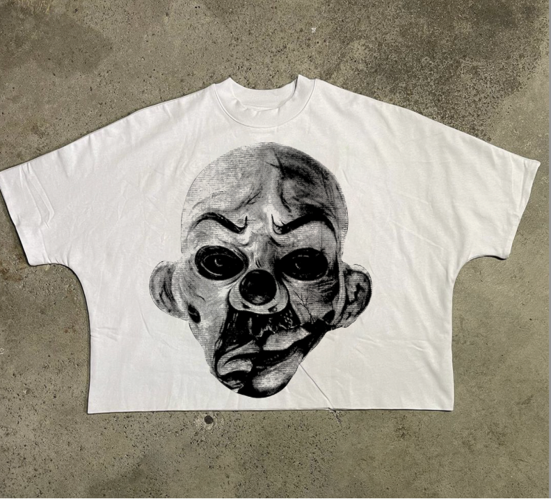 Serious Cropped Tee - White