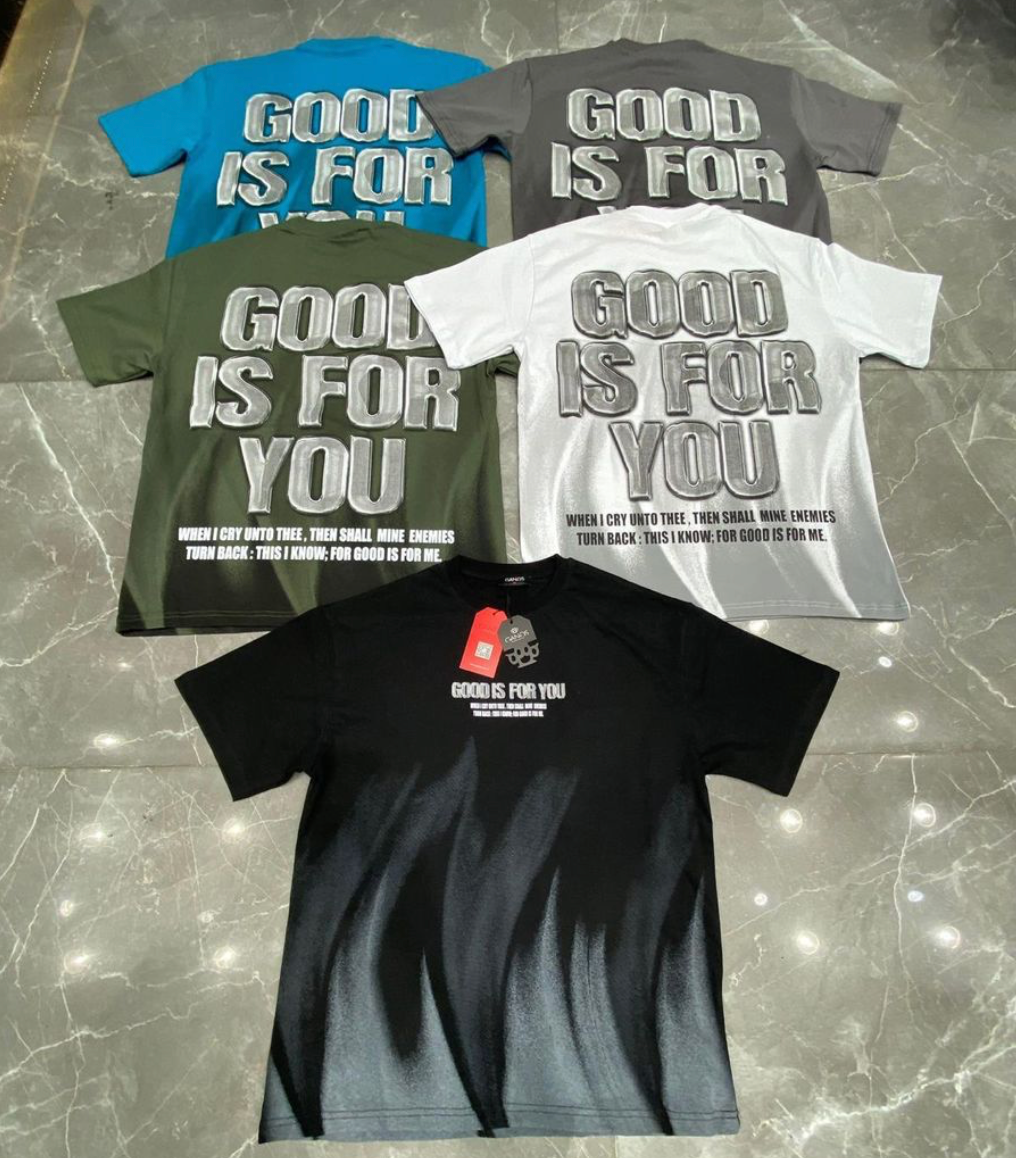 Good Is For You Oversized Tee - Blue