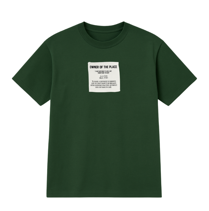 Owner of the Place Oversized Tee - Green