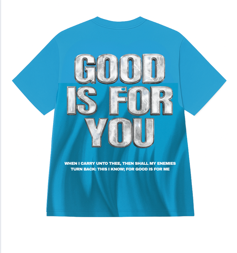 Good Is For You Oversized Tee - Blue