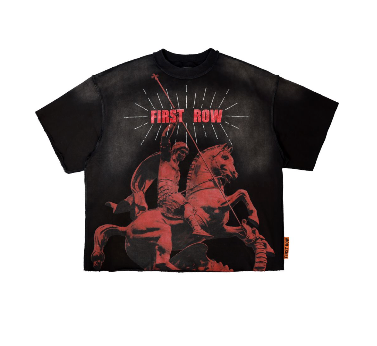 Rising From Ruins Crop Fit - Black