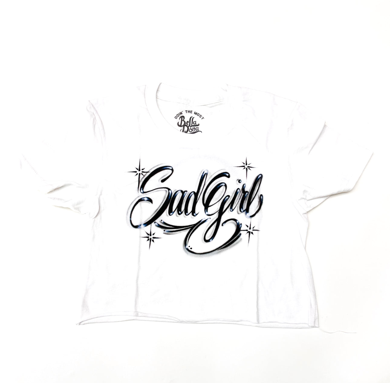 Sad Girl Corp Woman's Tee - White