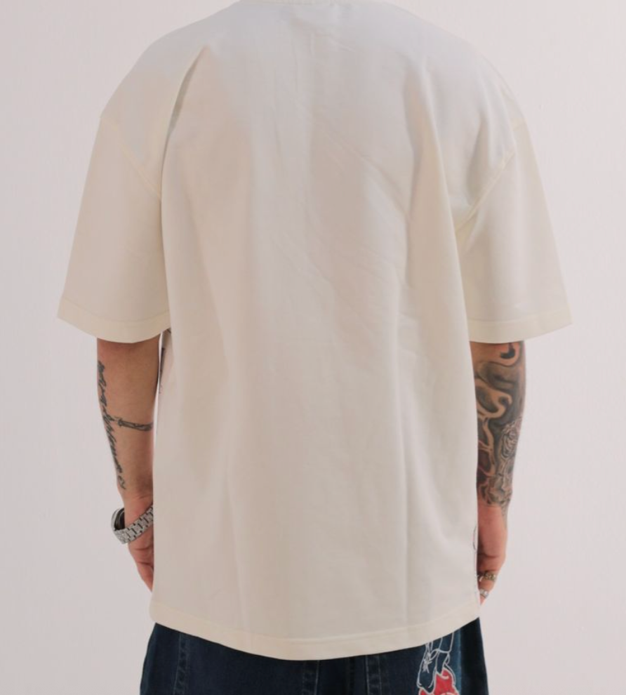 Canine 007 Graphic Tee - Off White