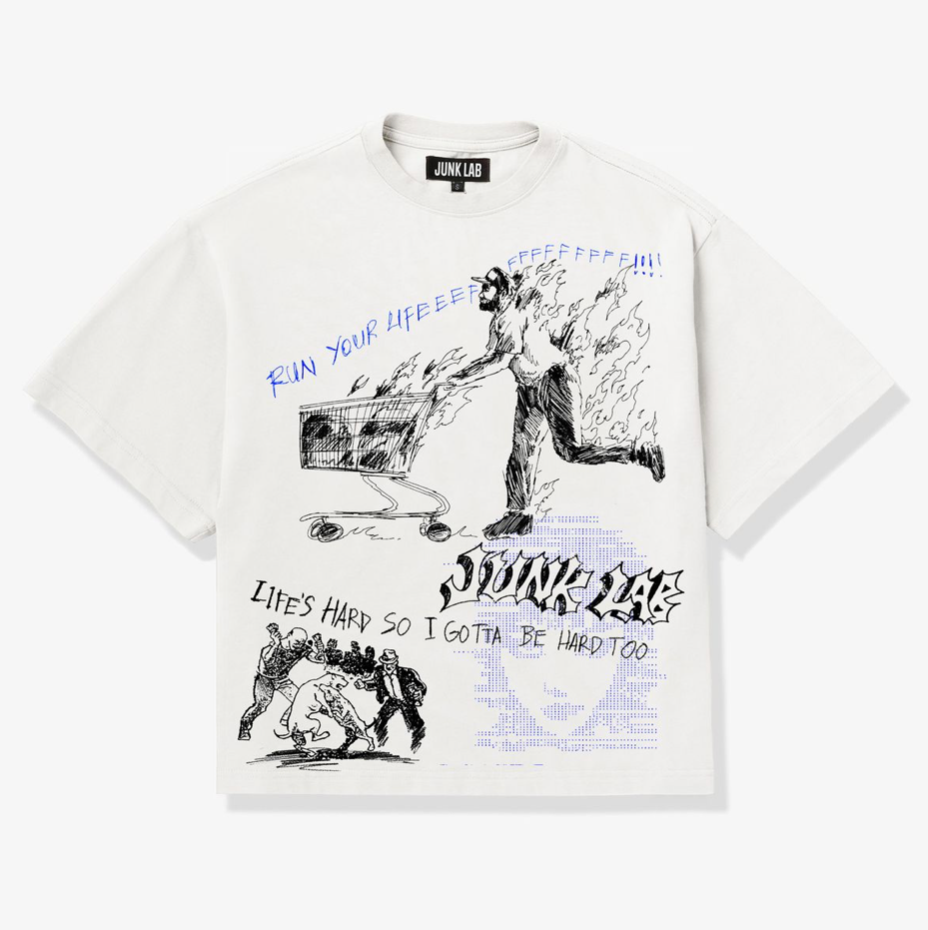 Burning Tee - White