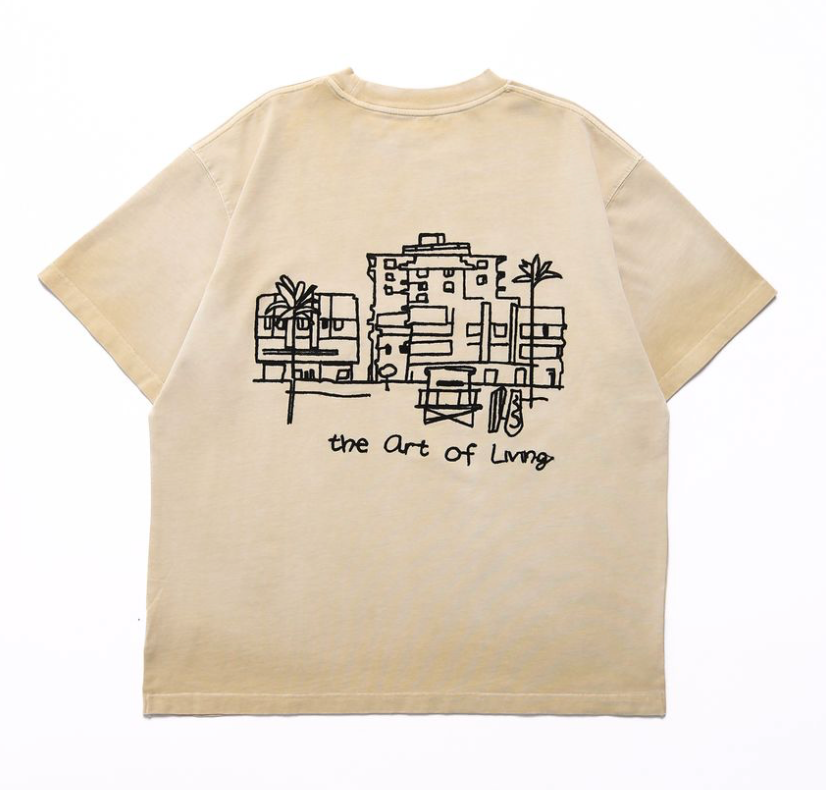 Elements Resort Doodle Tee - Tan
