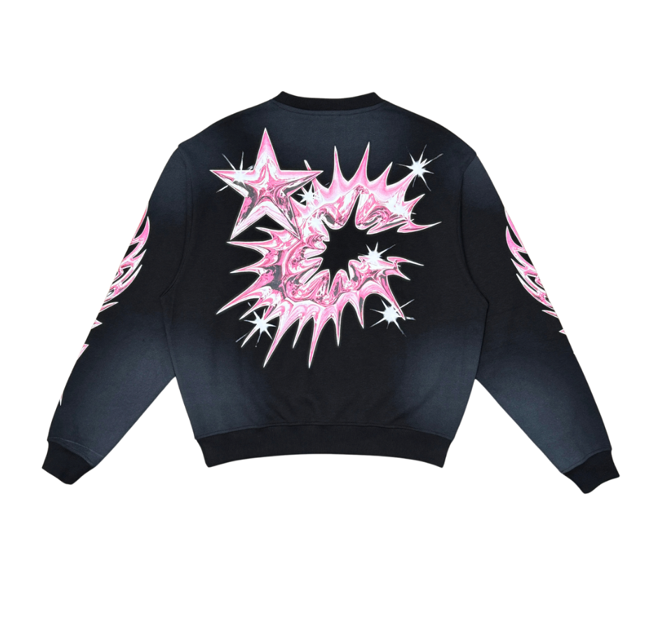Heaven of Chrome Crewneck - Black