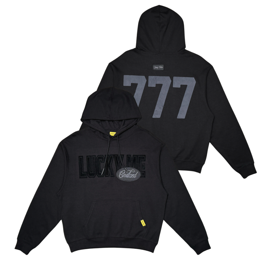 Triple 7 Hoodie - Black