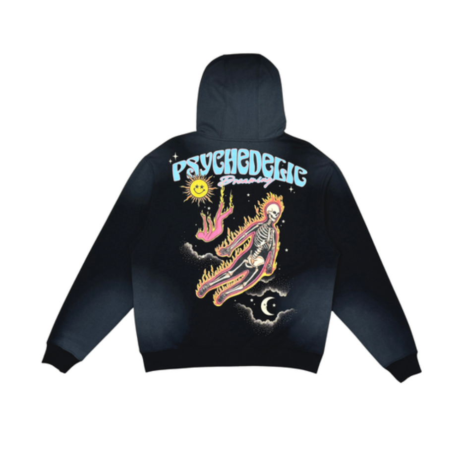 Civilized Zip Up Hoodie - Black