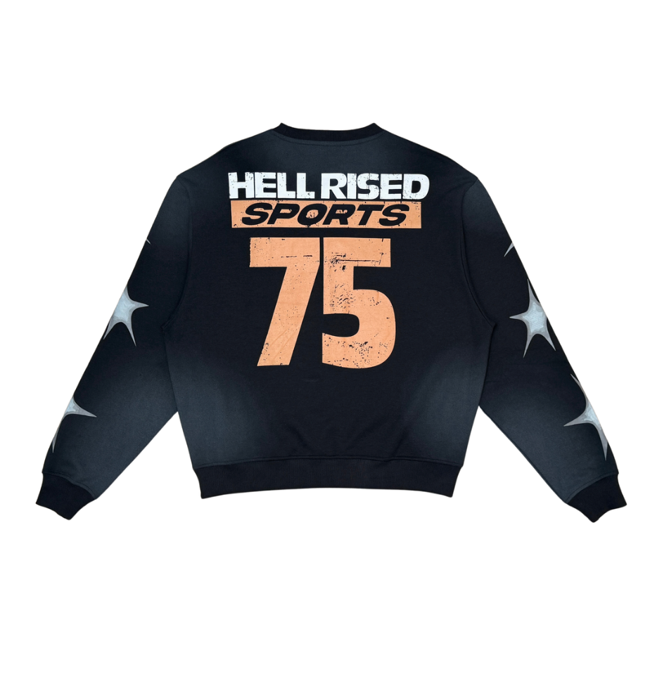 Hell Raised Sports 75 Crewneck - Black