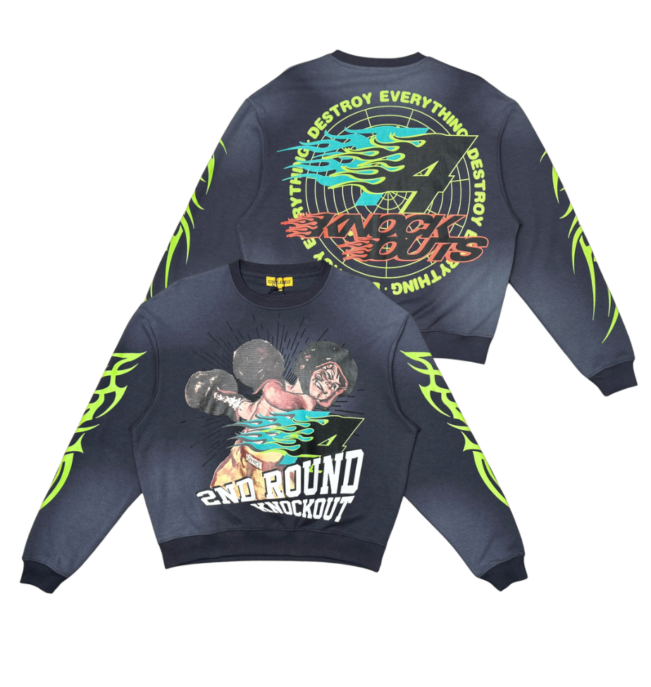 Knockout Crewneck - Black