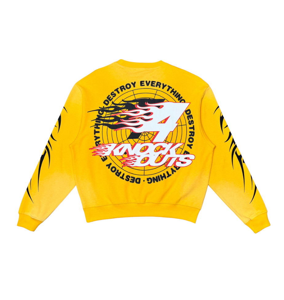 Knockout Crewneck - Yellow