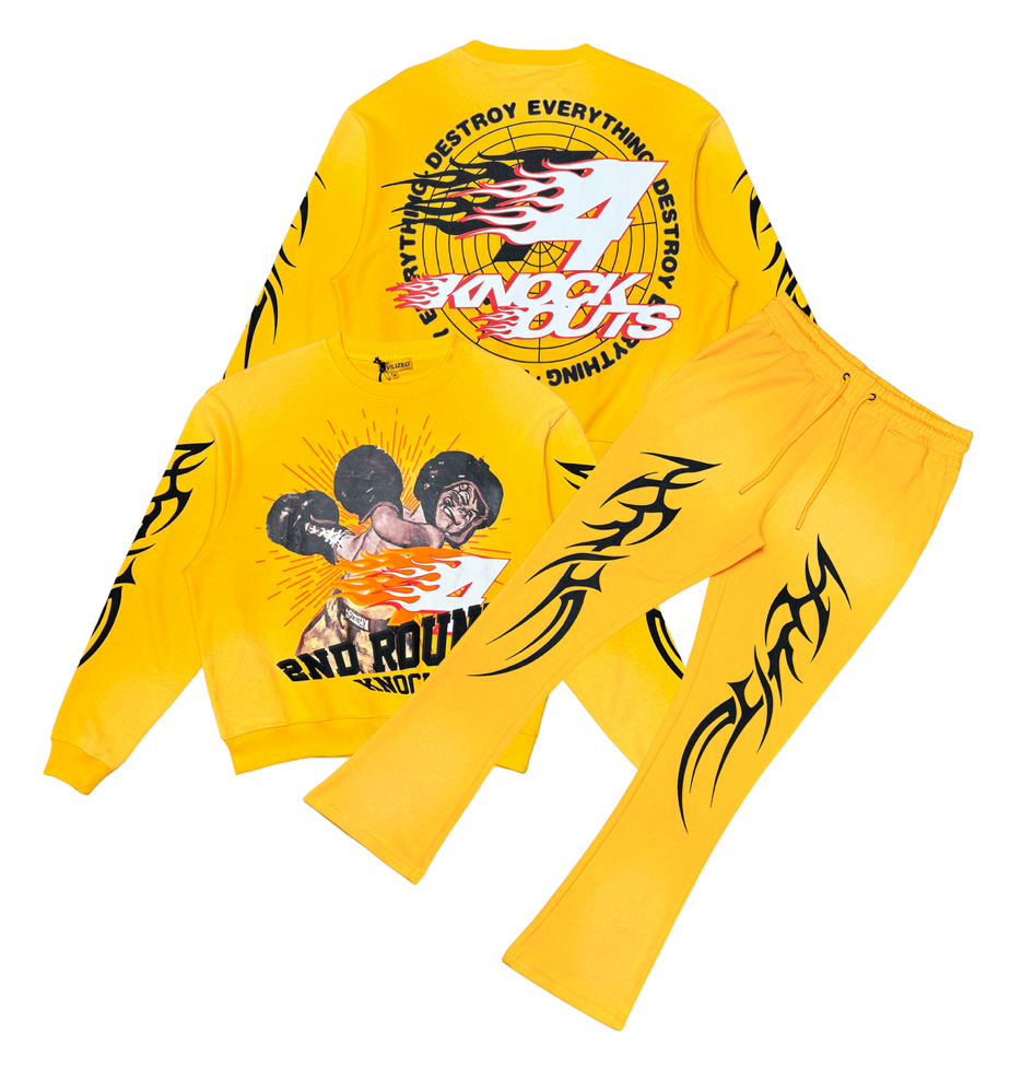 Knockout Crewneck - Yellow
