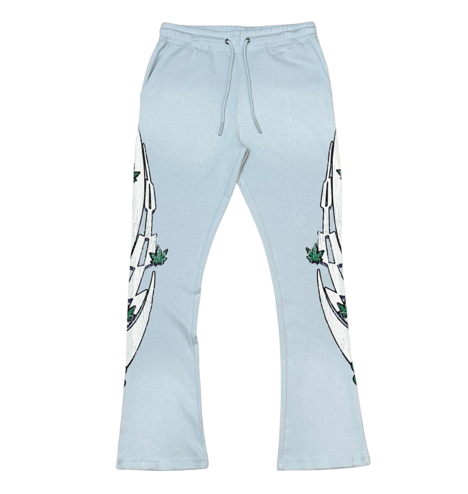 Ride to Heaven Sweatpants - Pearl Blue
