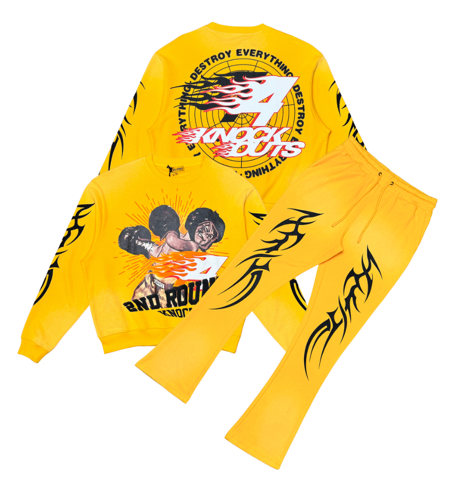 Knockout Sweatpants - Yellow