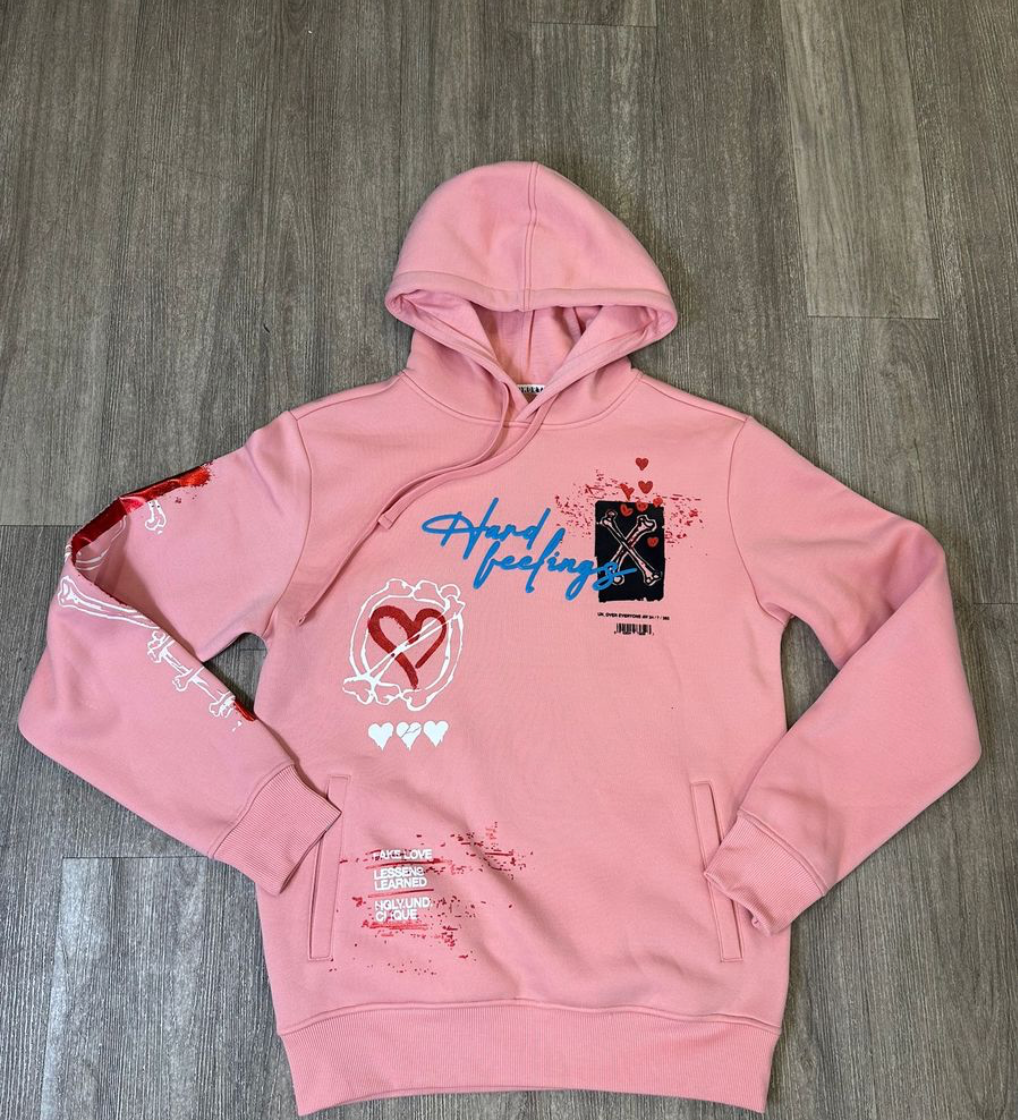 Fake Love Hoody - Pink