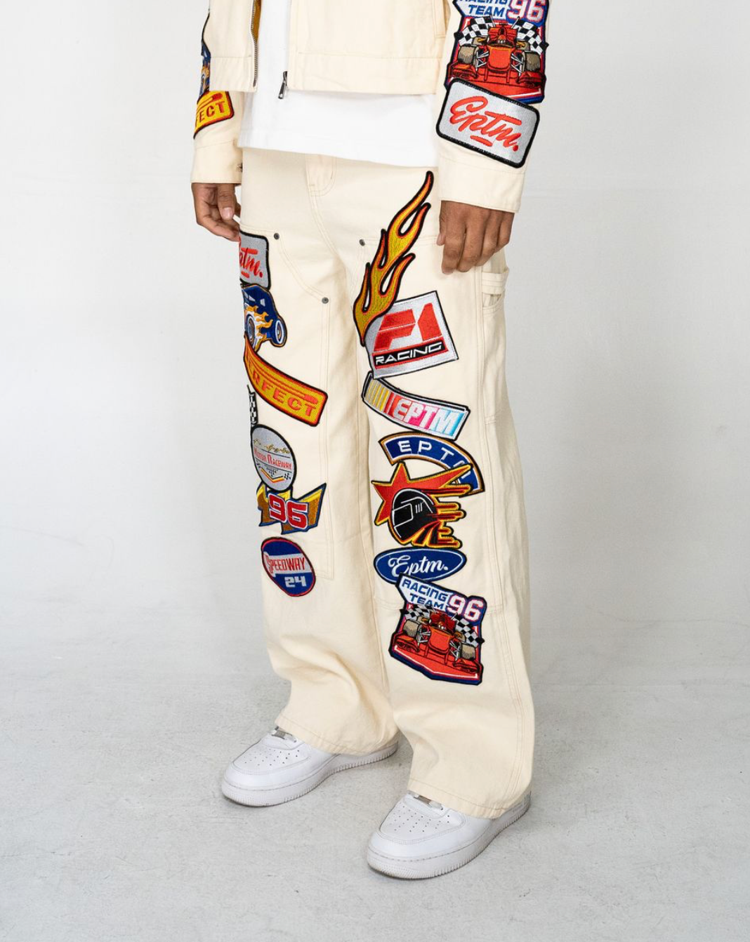 Turbo Carpenter Pants - Cream