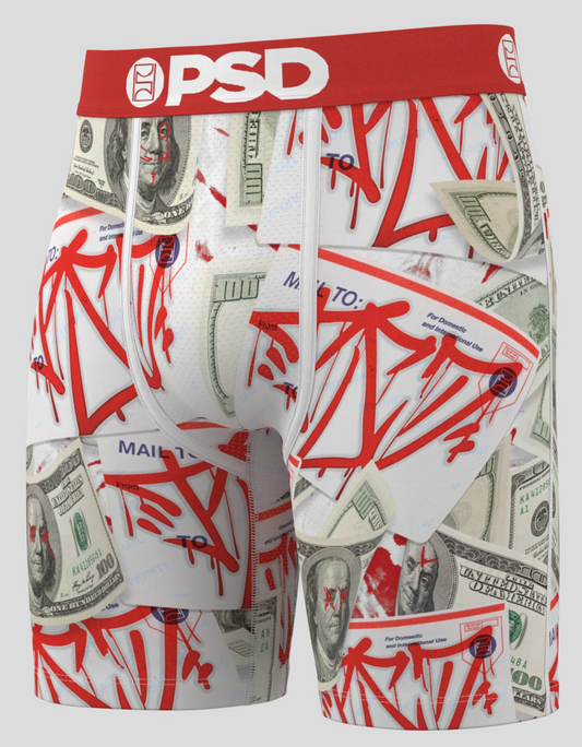 PSD Money Postage - Red/White