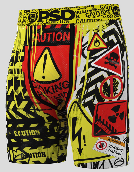PSD Caution - Yellow/red