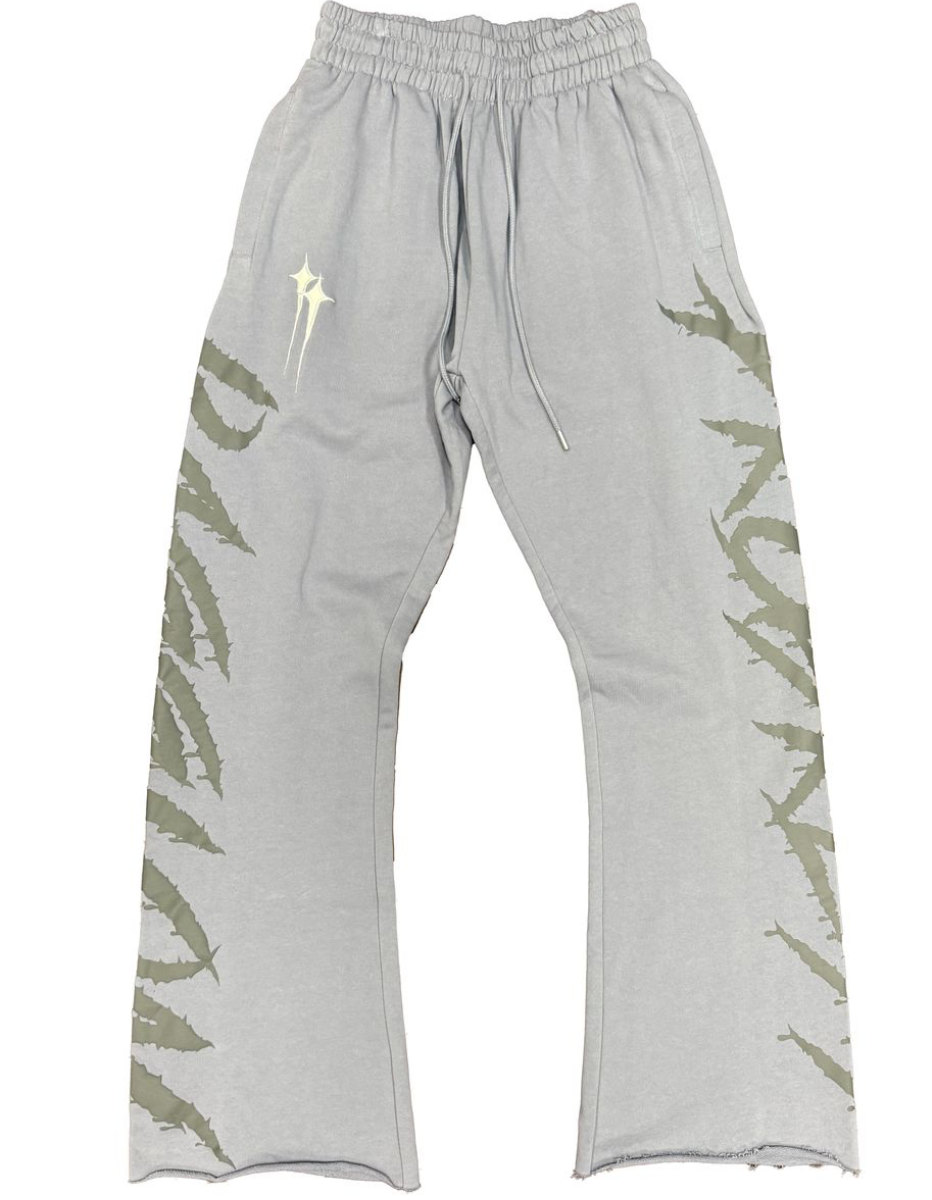 Passion Progress Flare Pants - Grey