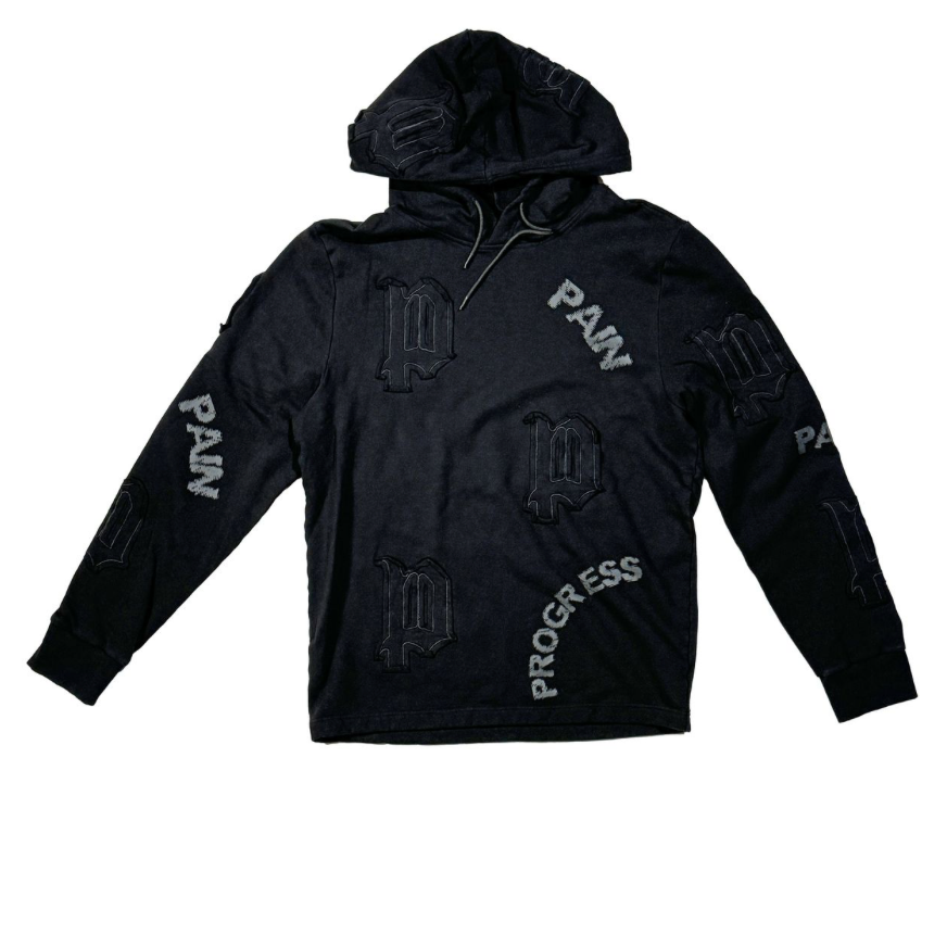 Pain and Progress Hoodie - Black
