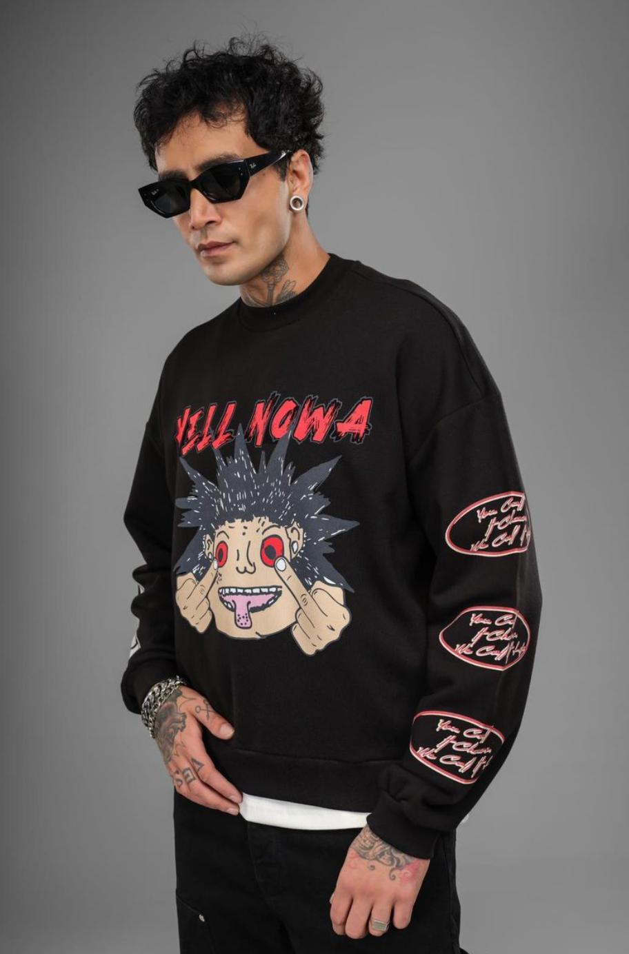 Hell Nowa Crewneck - Black