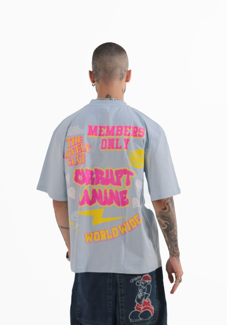 Corrupt Graffiti Tee - Blue