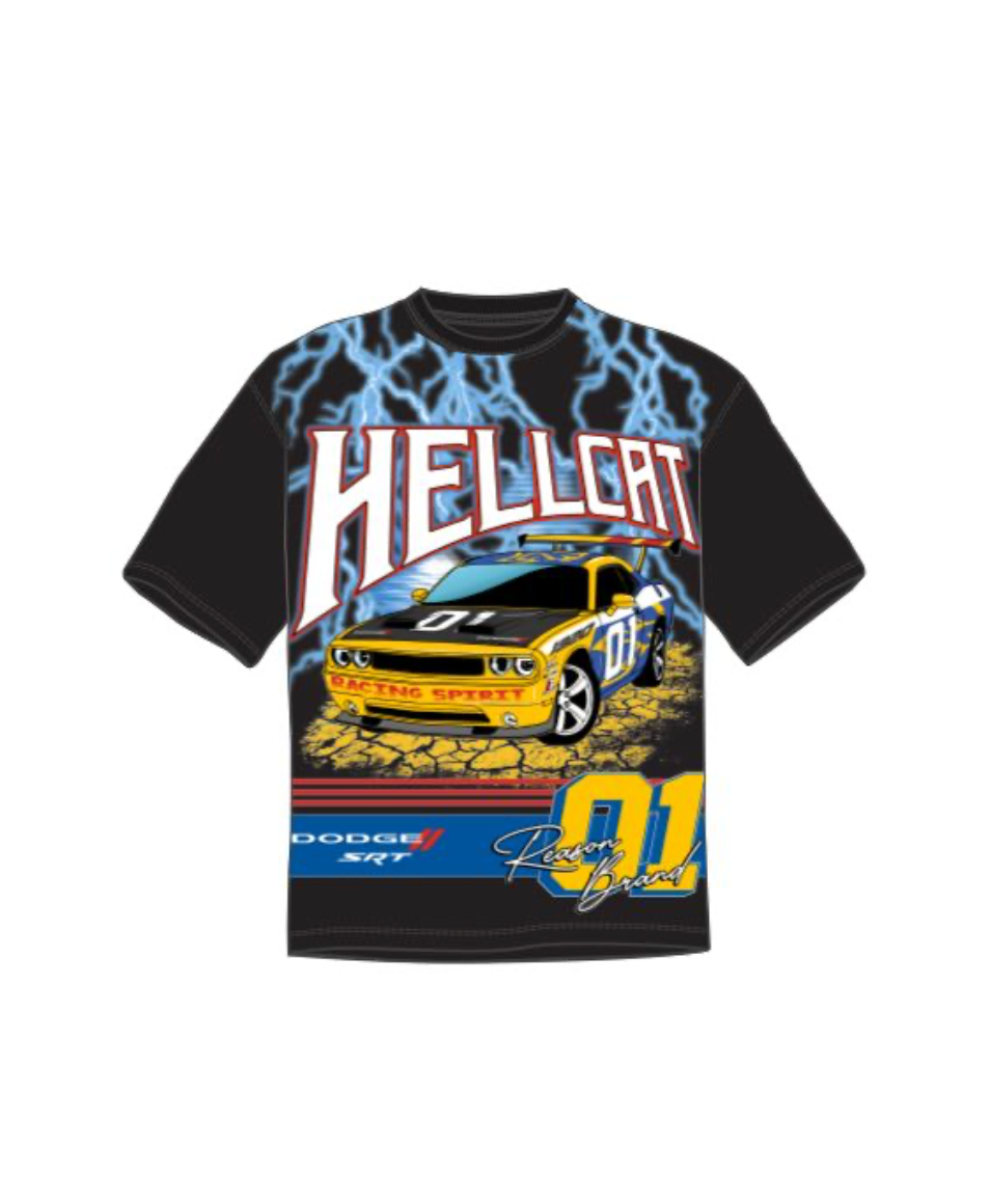 Hellcat Racing Tee - Black