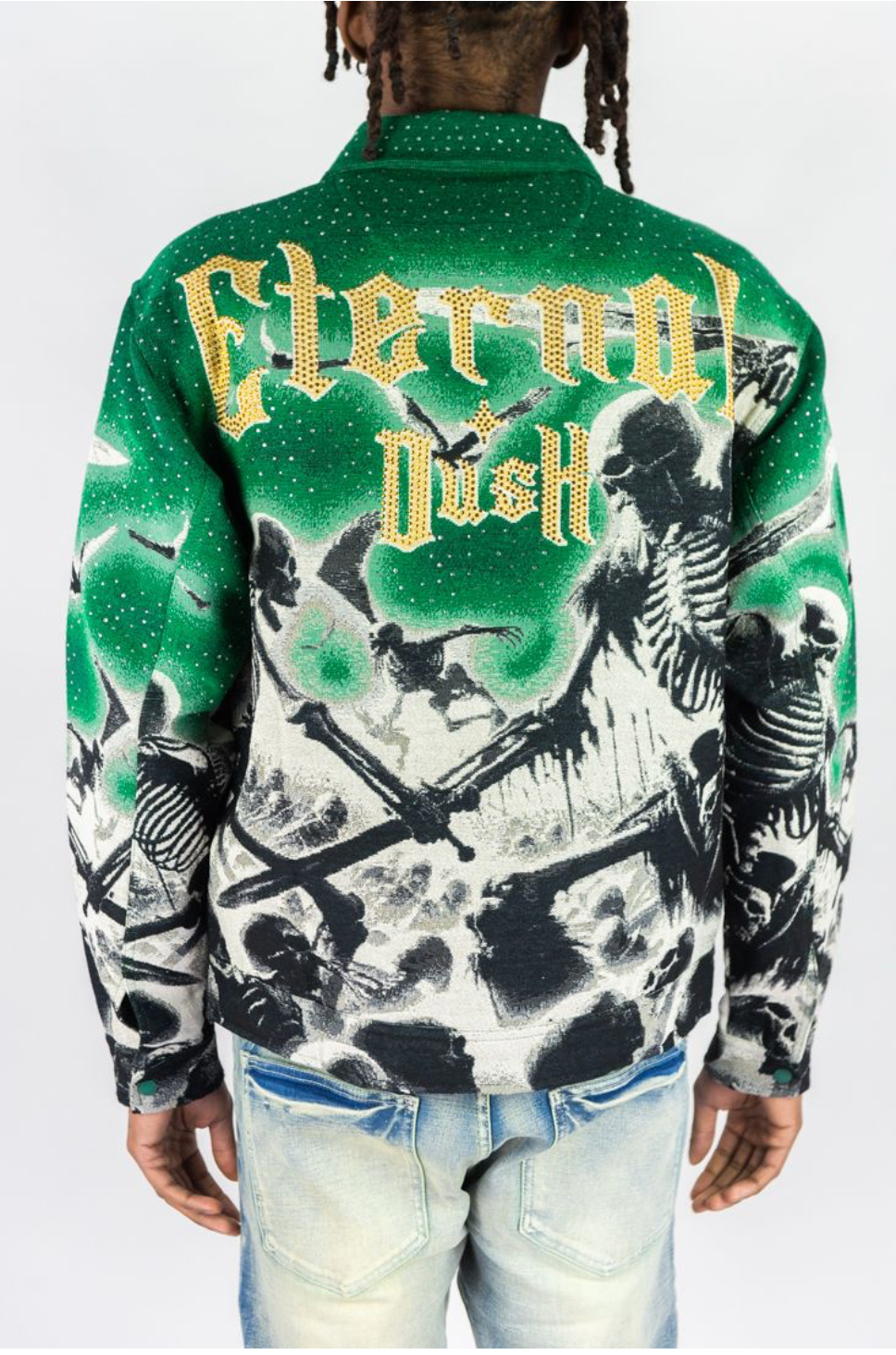 Eternal Dusk Tapestry Jacket - Green