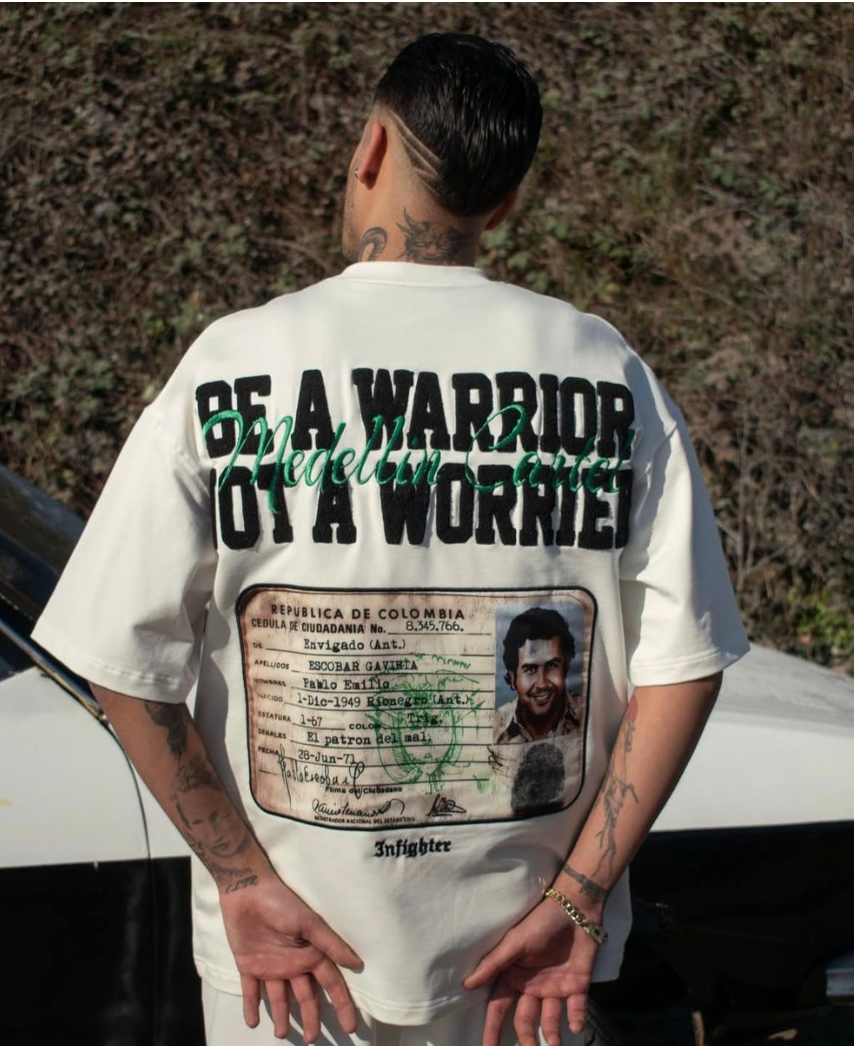 Escobar Warrior Graphic Tee - White
