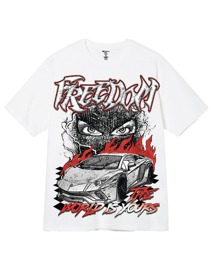 Freedom Graphic Tee - White