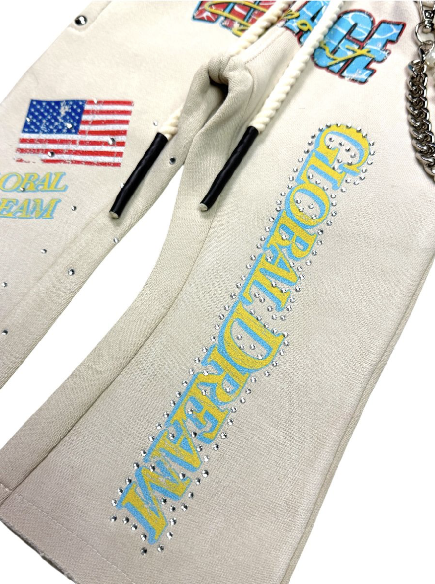 Global Dream Kids Sweats - Cream