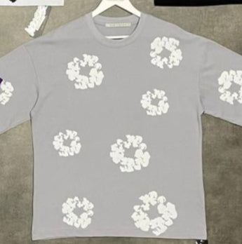 Tears Oversized Tee - Gray