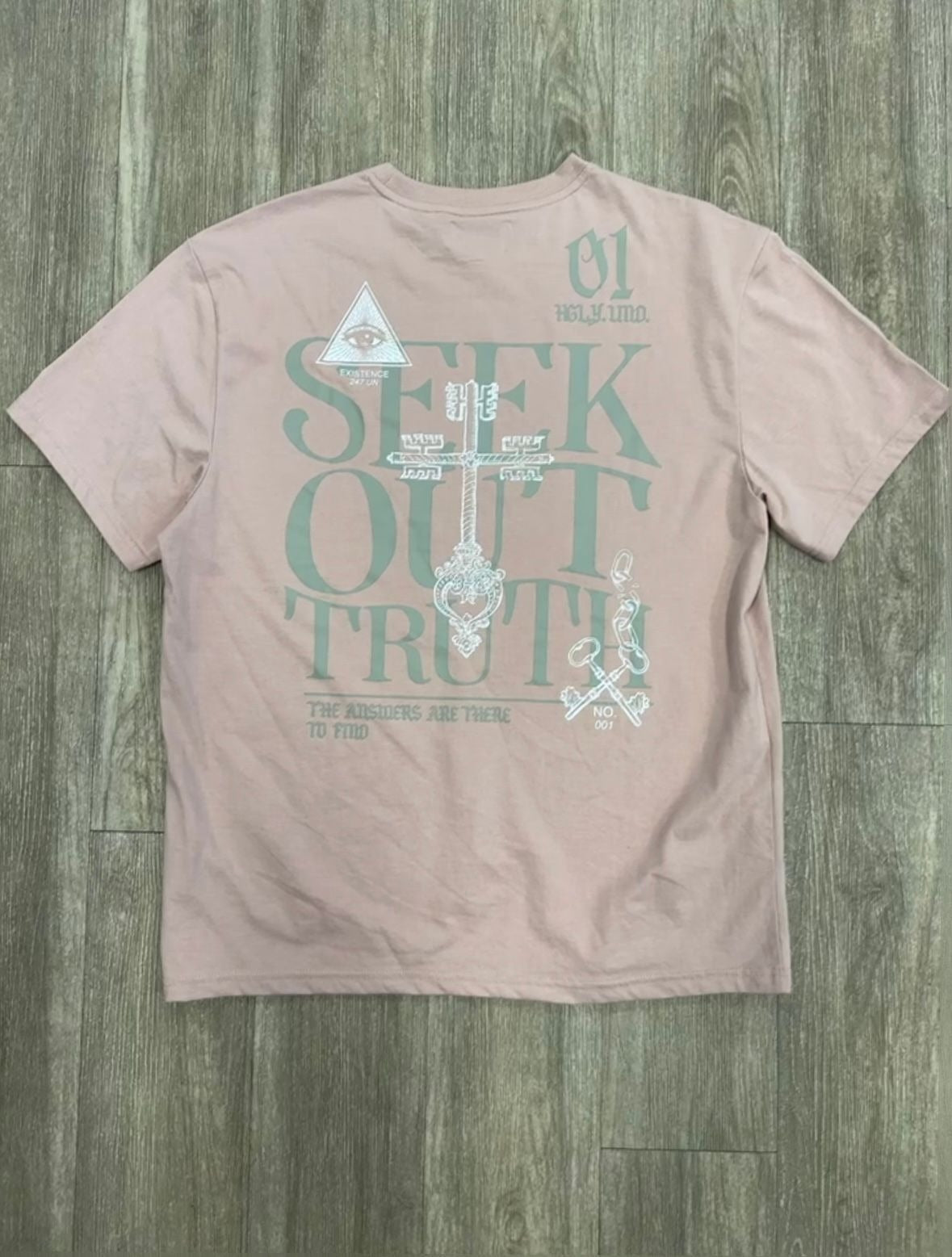 Seek Out Truth Tee - Mushroom
