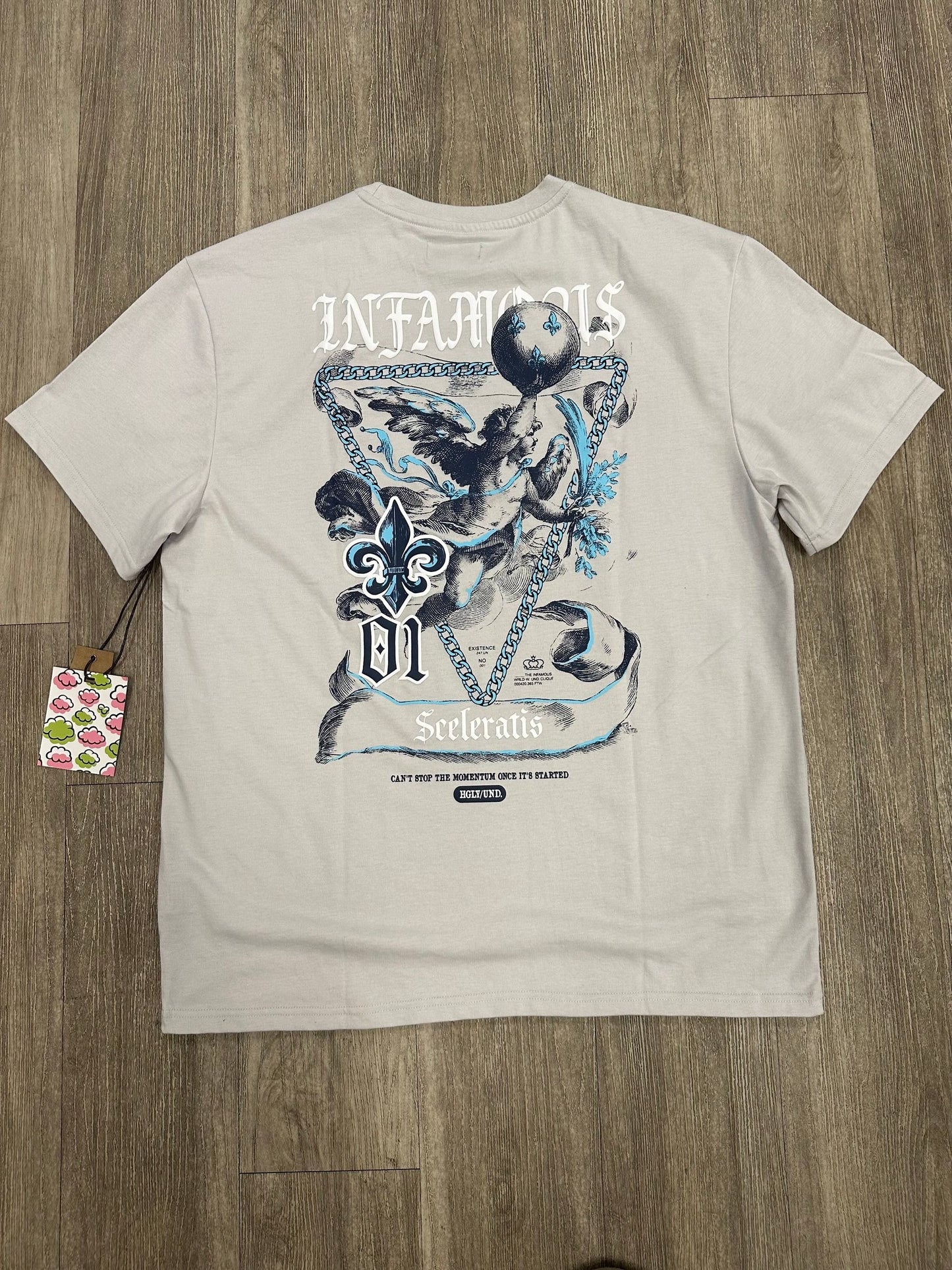 Carry The Stone Tee - Cloud