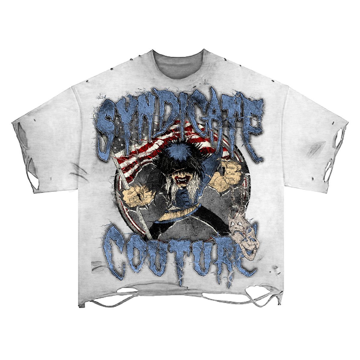 Usa Tour White Wash Tee