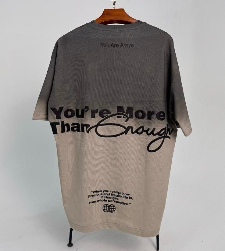 More Than Enough Oversized Tee - Beige