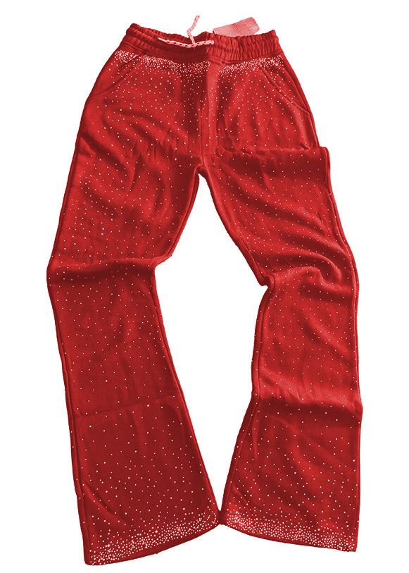 BZ Shine Joggers - Red
