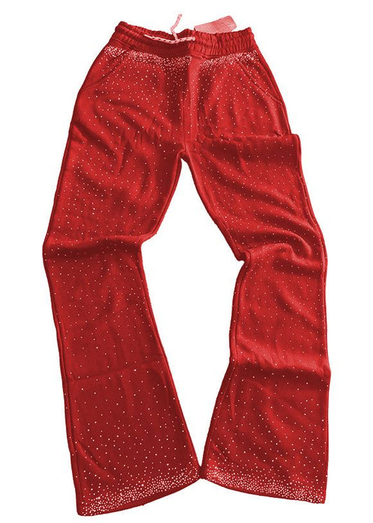BZ Shine Joggers - Red