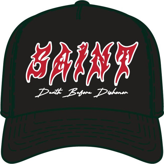 Saint Death Before Dishonor Snapback - Black