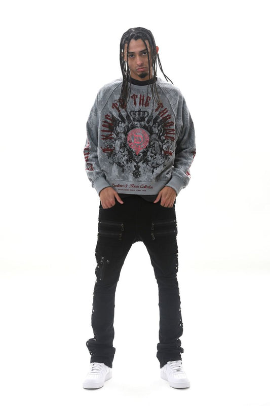Darkages Crewneck - Light Grey