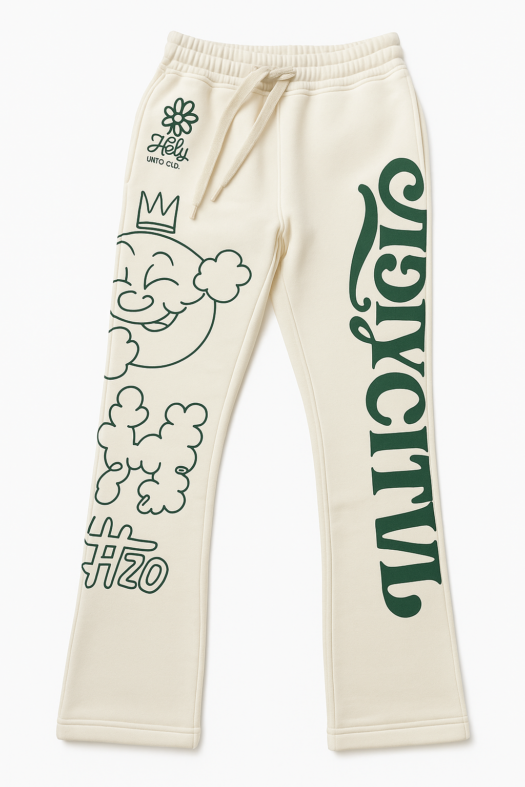 CLTVT Botanicals Jogger Pants - Ivory