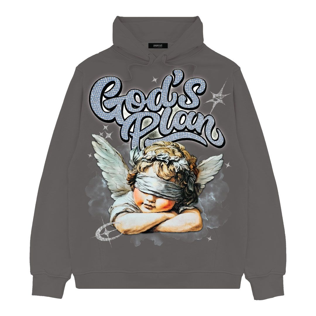 God's Plan Hoodie - Charcoal