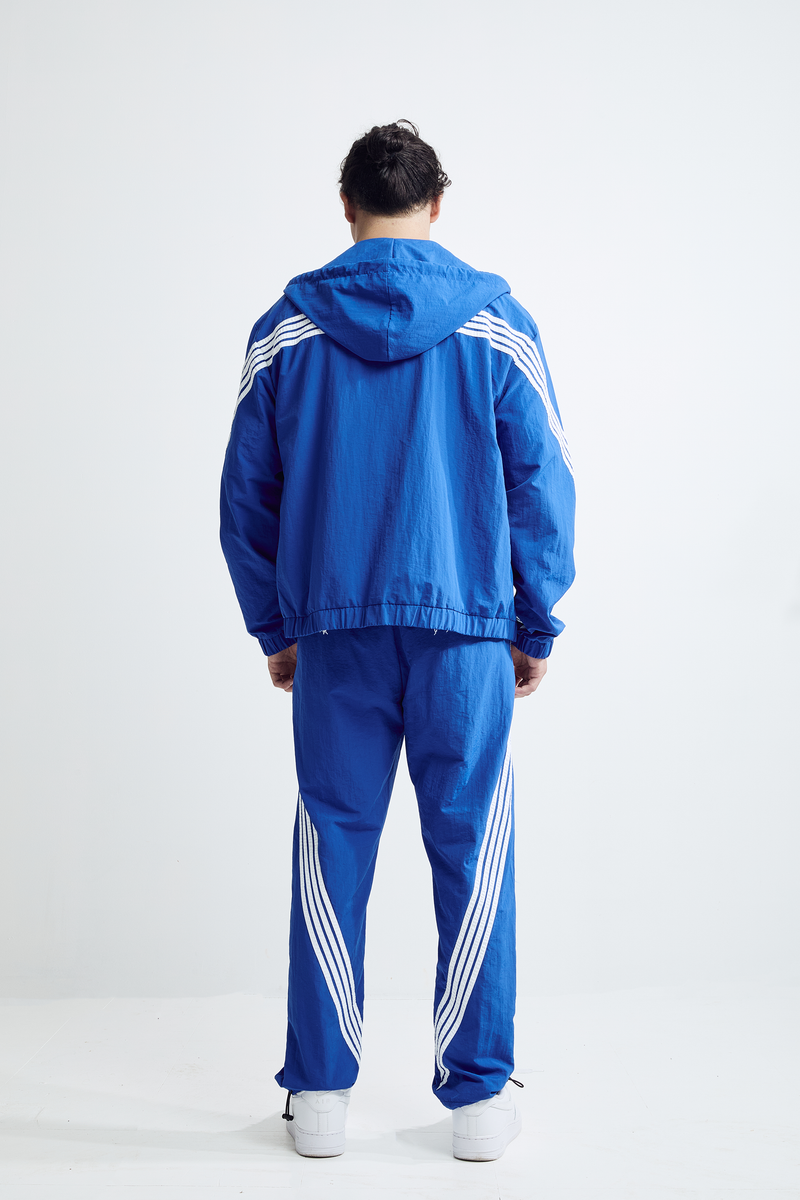 Nylon Windbreaker Jacket - Royal Blue