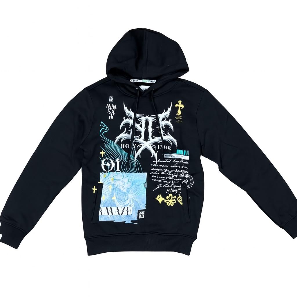 Amaze and Astound Hoody - Black