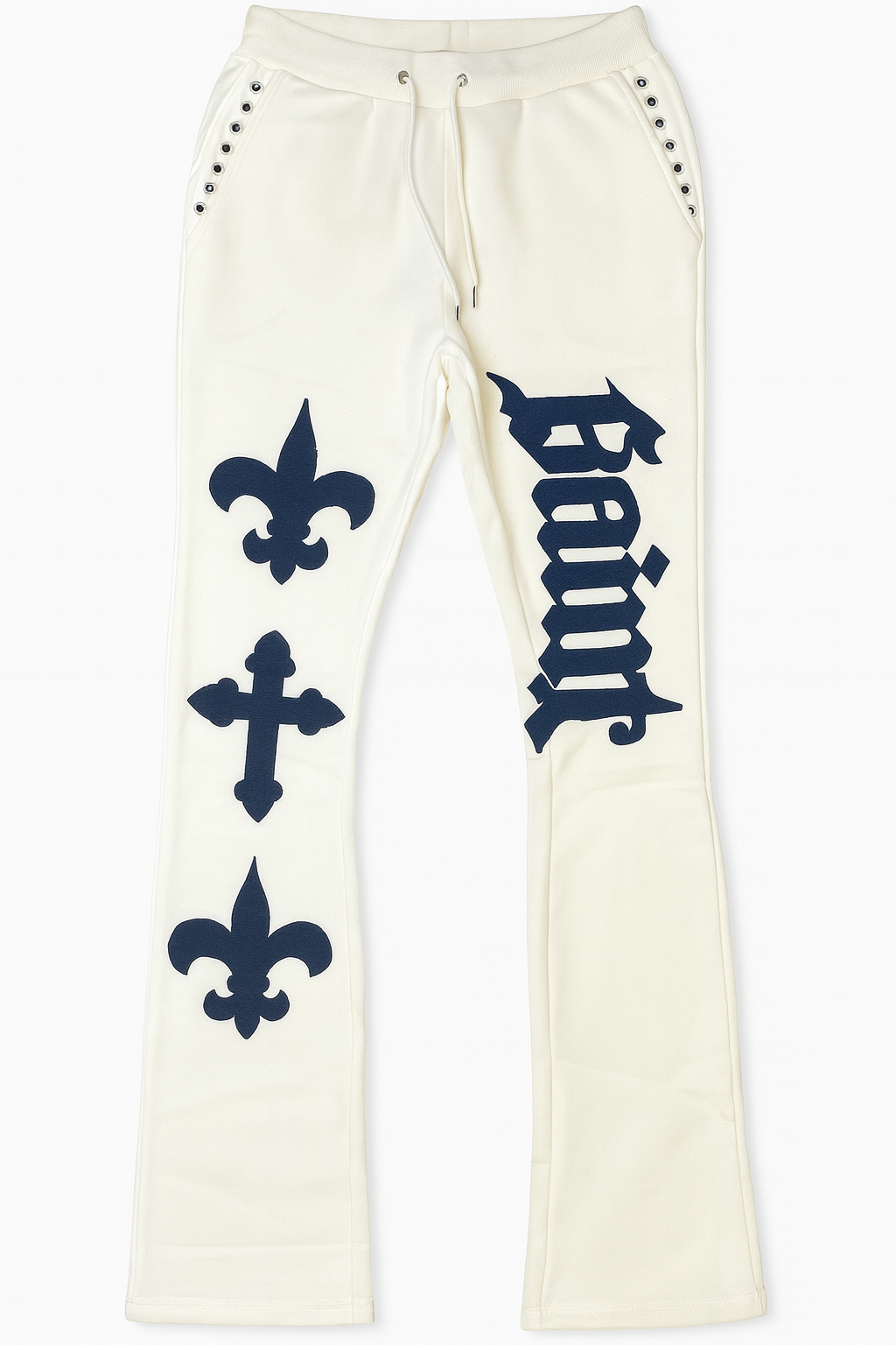 Saint Stacked Sweats - Creme