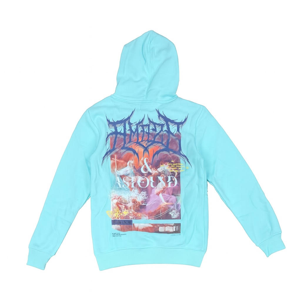 Amaze and Astound Hoody - Aqua