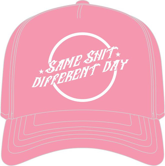 Same Day Different Sh*t Snapback - Light Pink